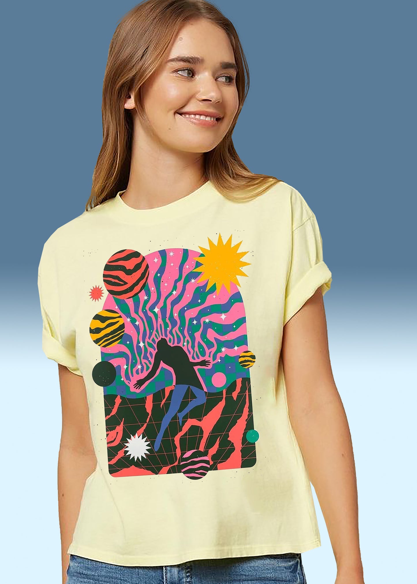 VLAM Trippy Graphic Tshirt For Women