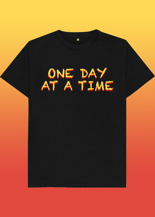 VLAM One Day At A Time Unisex Regular Fit Tshirt