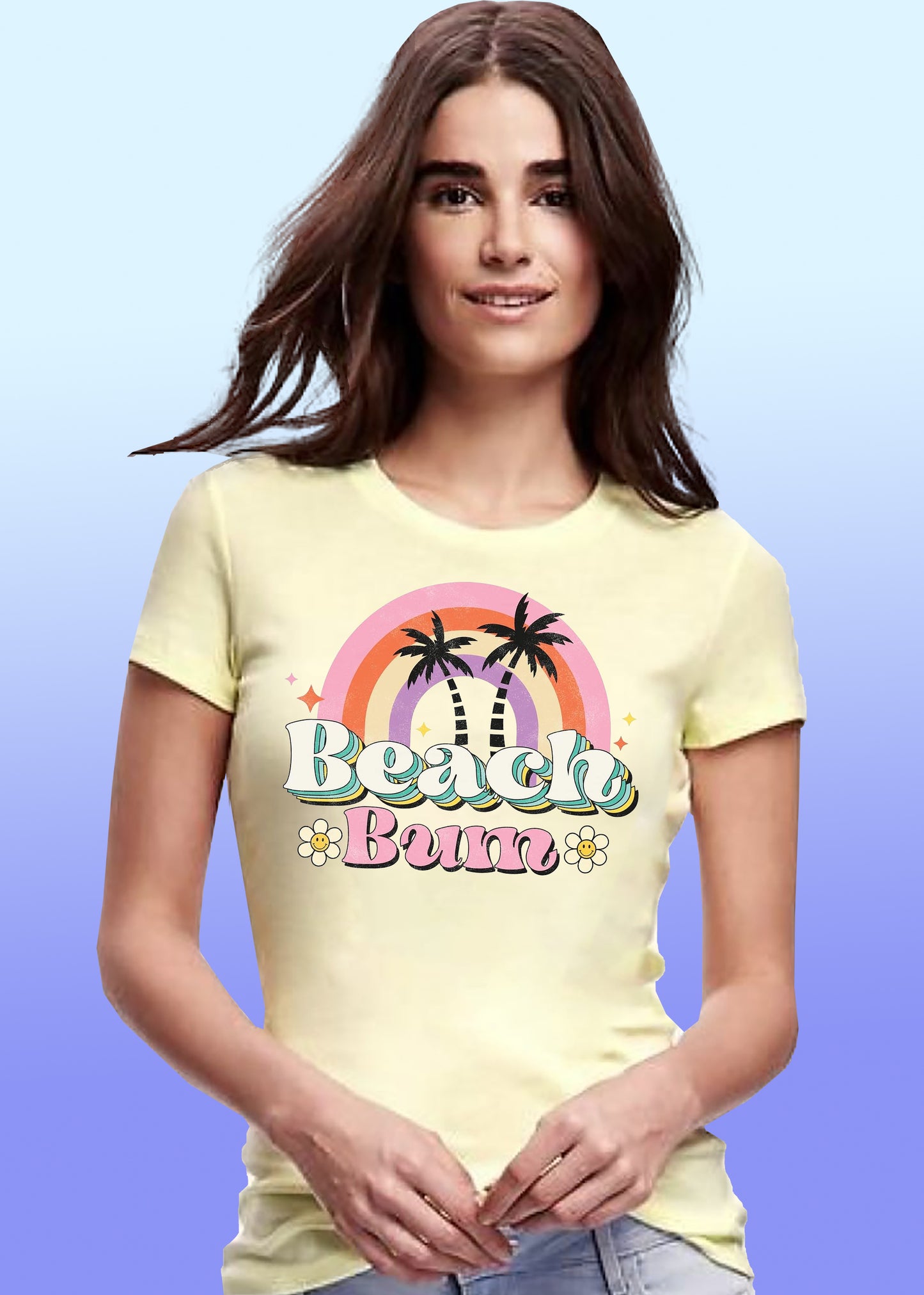 VLAM Womens Beach Bum Graphic Tshirt