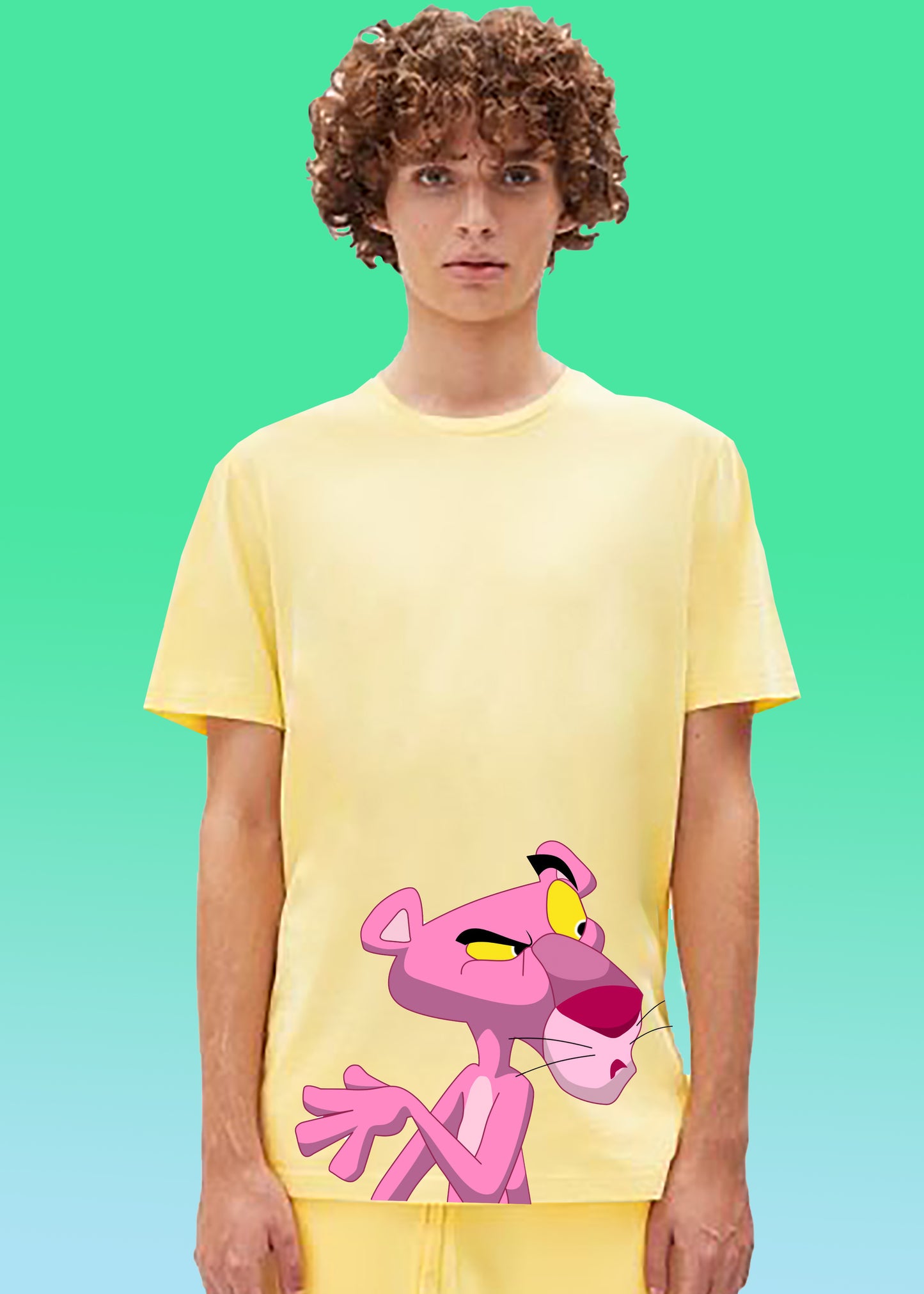 VLAM Pink Cartoon Print T-shirt