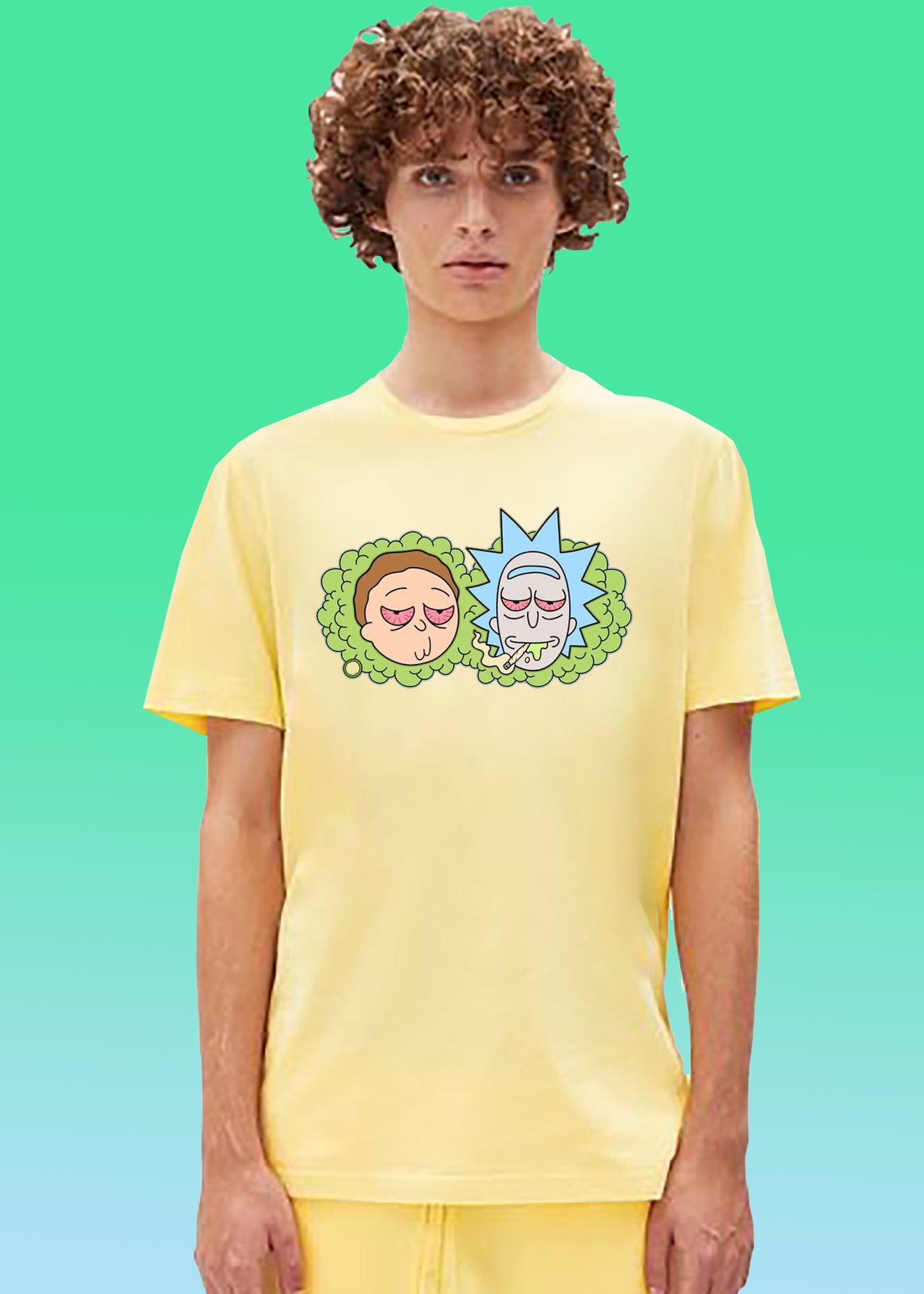 VLAM Rick and Morty Cartoon T-shirt