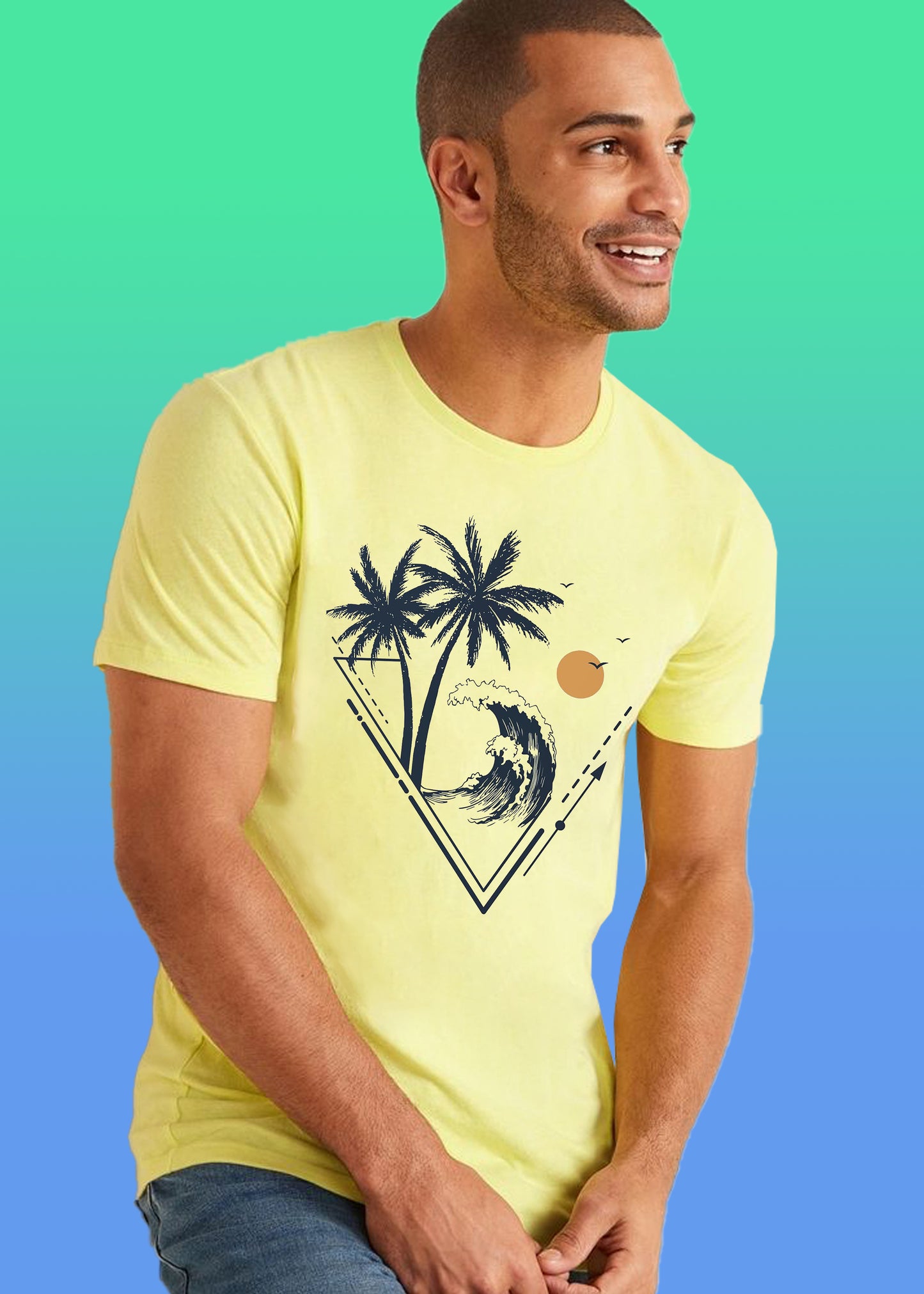 VLAM Surf Wave Beach Vibes T-shirt