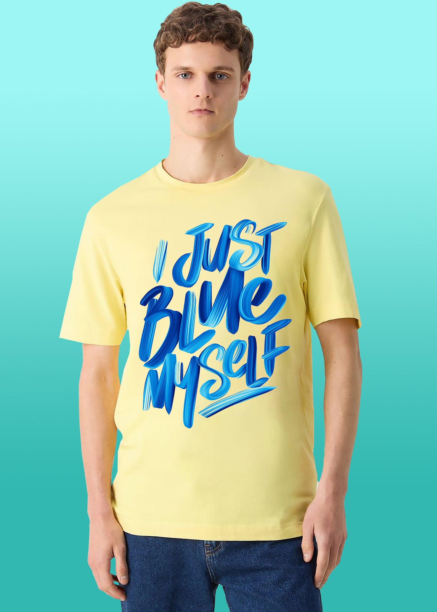 VLAM Just Blue Myself Graphic T-shirt