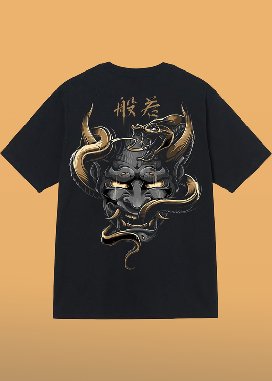 VLAM Demon Regular Fit Back Print Tshirt