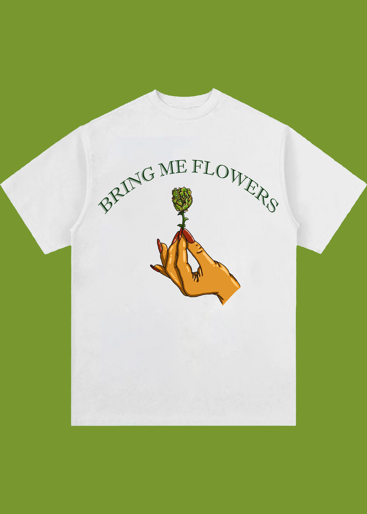 VLAM Bring Me Flowers Women Oversized Tshirt