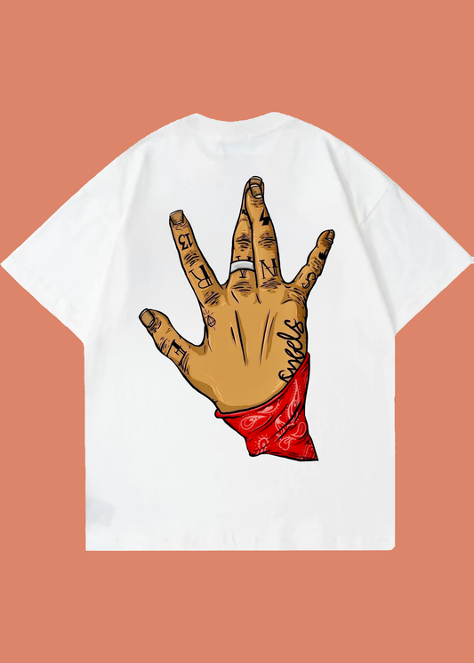 VLAM Tupac Westside Back Print Unisex Oversized Tshirt