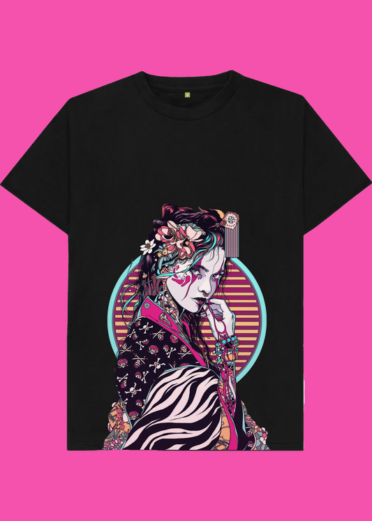 VLAM Women Art Regular Fit Tshirt