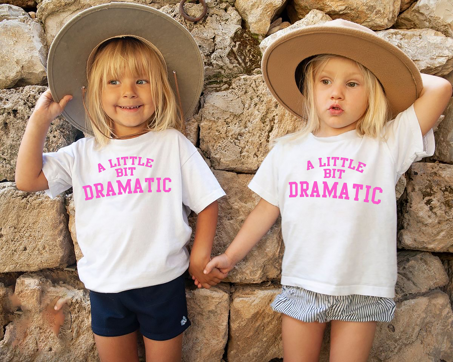 VLAM Dramatic Happy Kids Tshirt (Pack of 2)