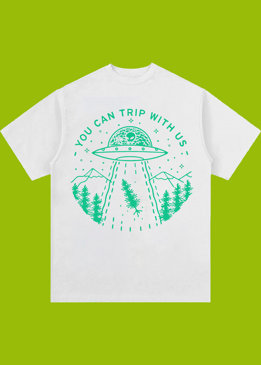 VLAM You Can Trip With Us Unisex Oversized Tshirt