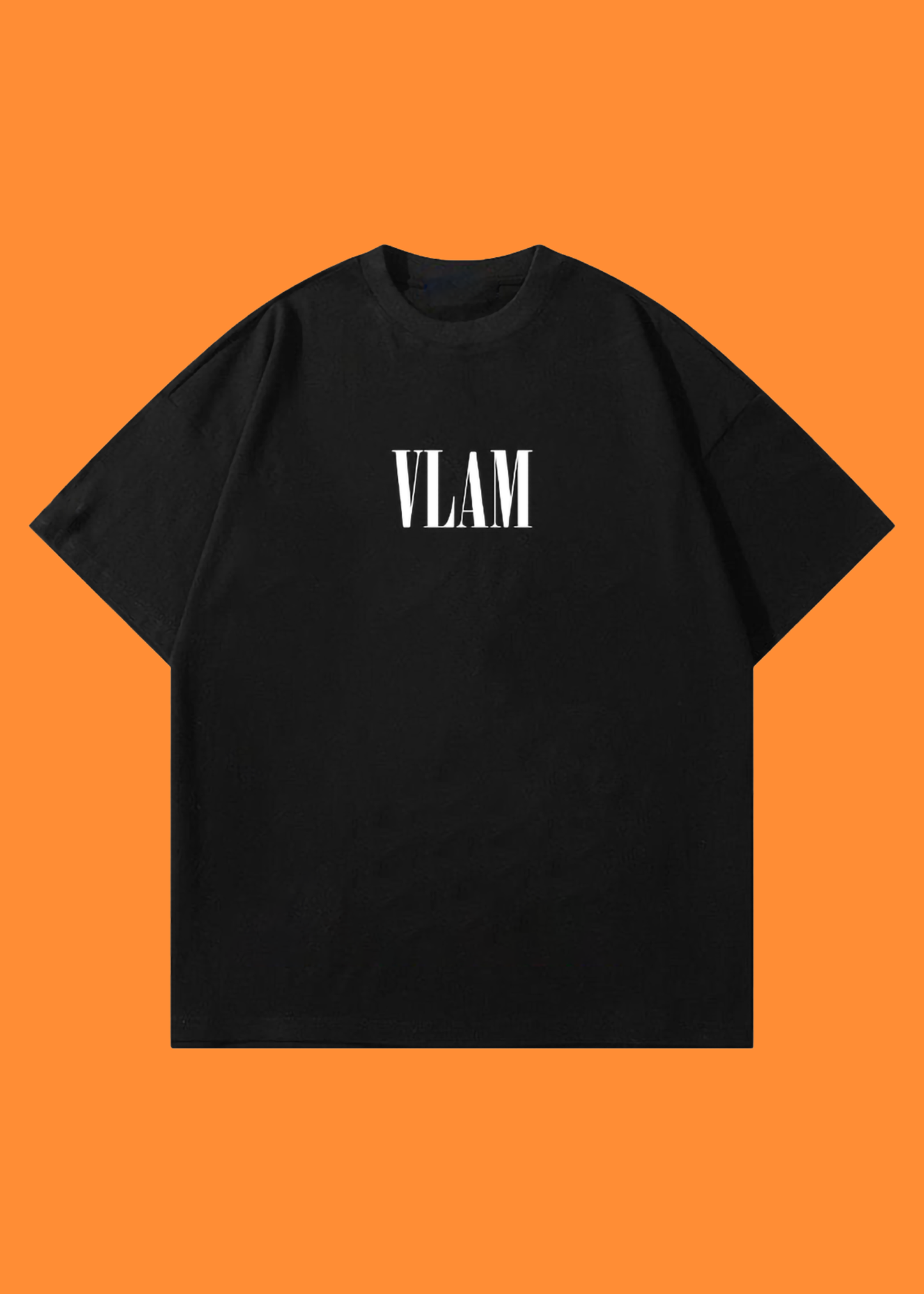 VLAM Skull and Rose Back Print Unisex Oversized Tshirt