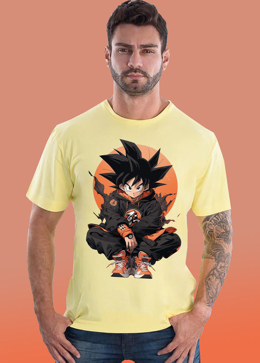 VLAM Mens Goku Anime Tshirt