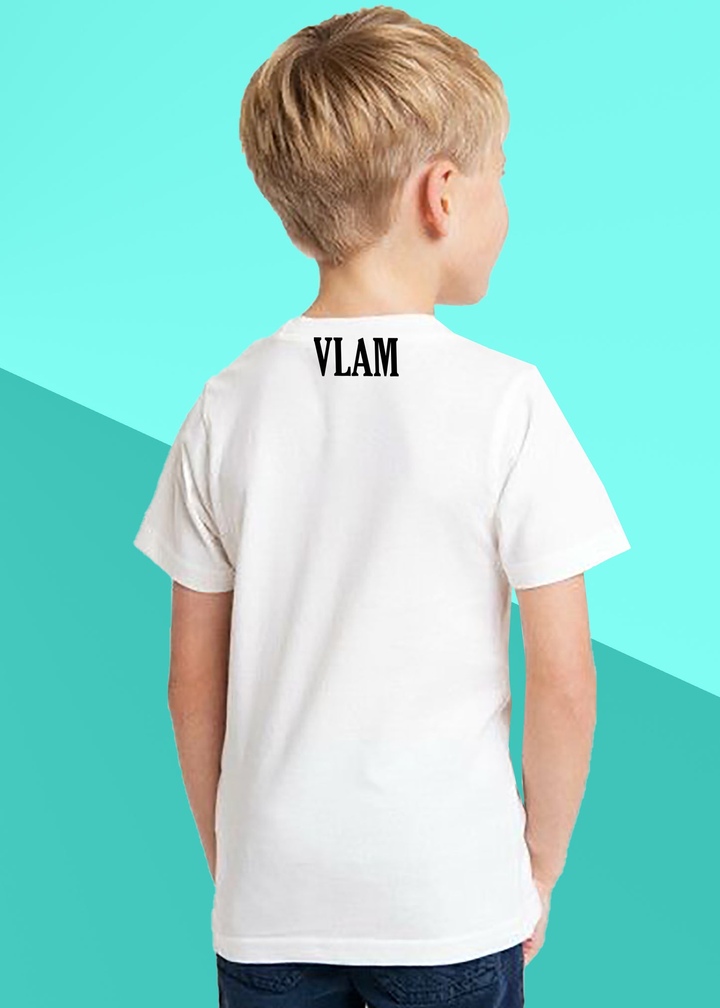 VLAM Colorful Emoji Print Boys Tshirt