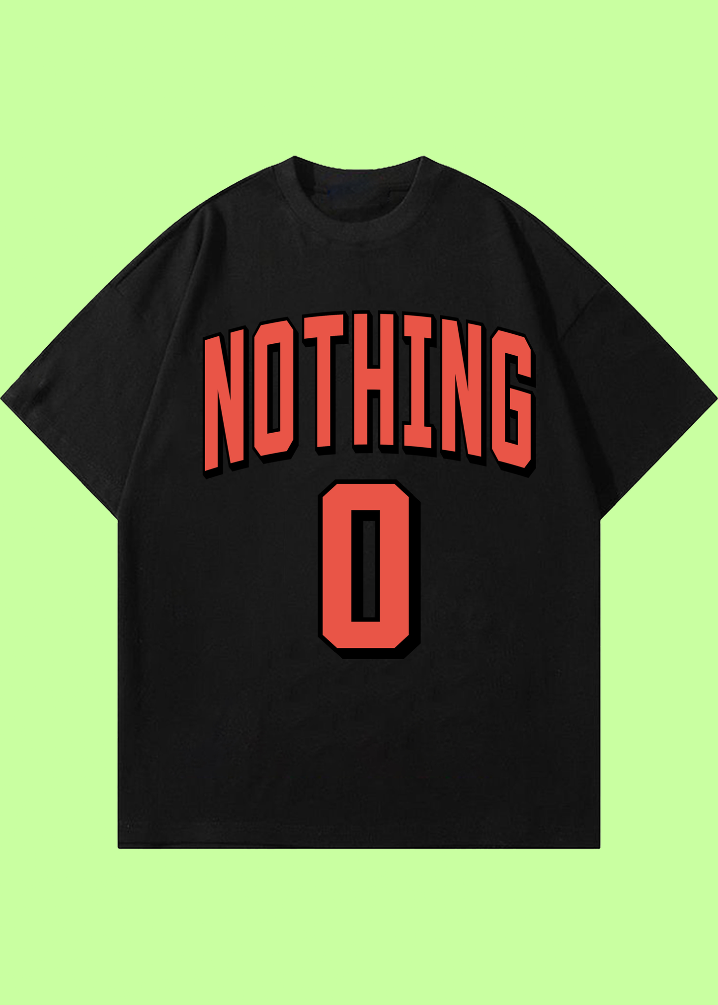 VLAM Nothing Unisex Oversized Tshirt
