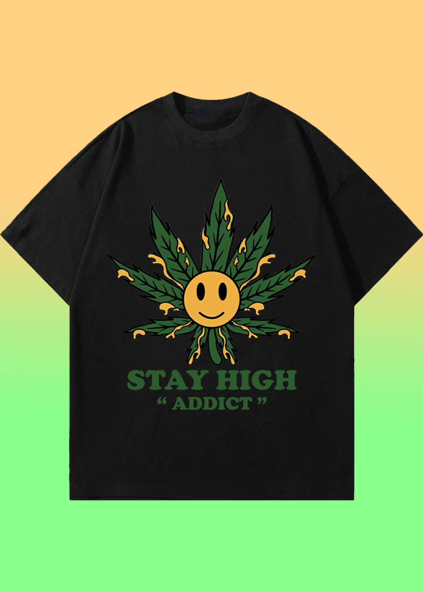 VLAM Stay High Unisex Oversized Tshirt