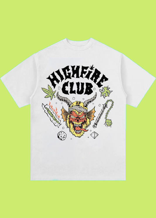 VLAM High Fire Club Graphic Unisex Oversized Tshirt