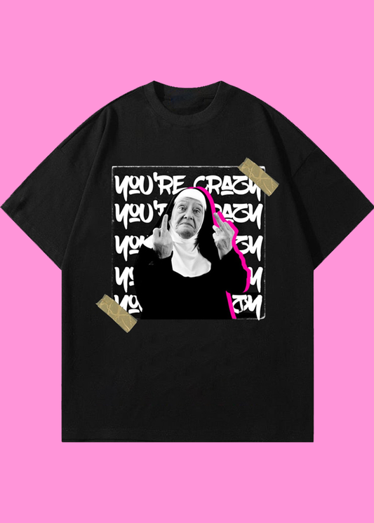 VLAM Crazy Nun Unisex Oversized Tshirt