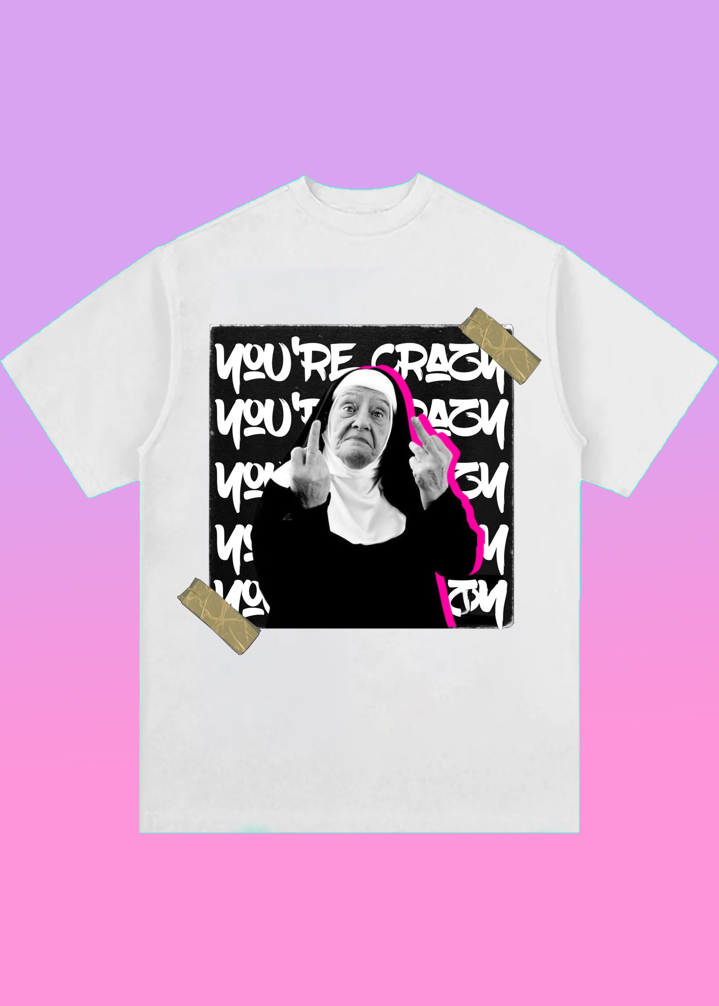 VLAM Crazy Nun Unisex Oversized Tshirt