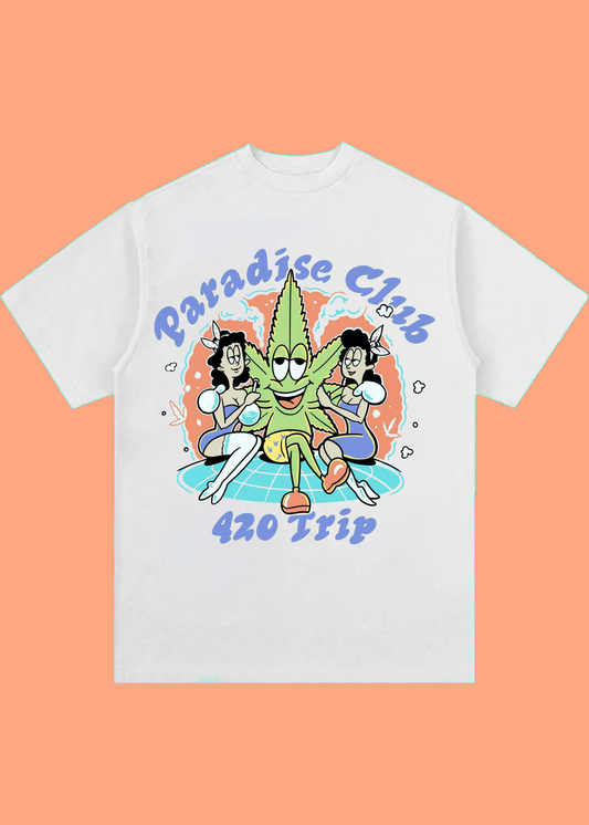 VLAM Trippy Paradise Club Unisex Oversized T-shirt