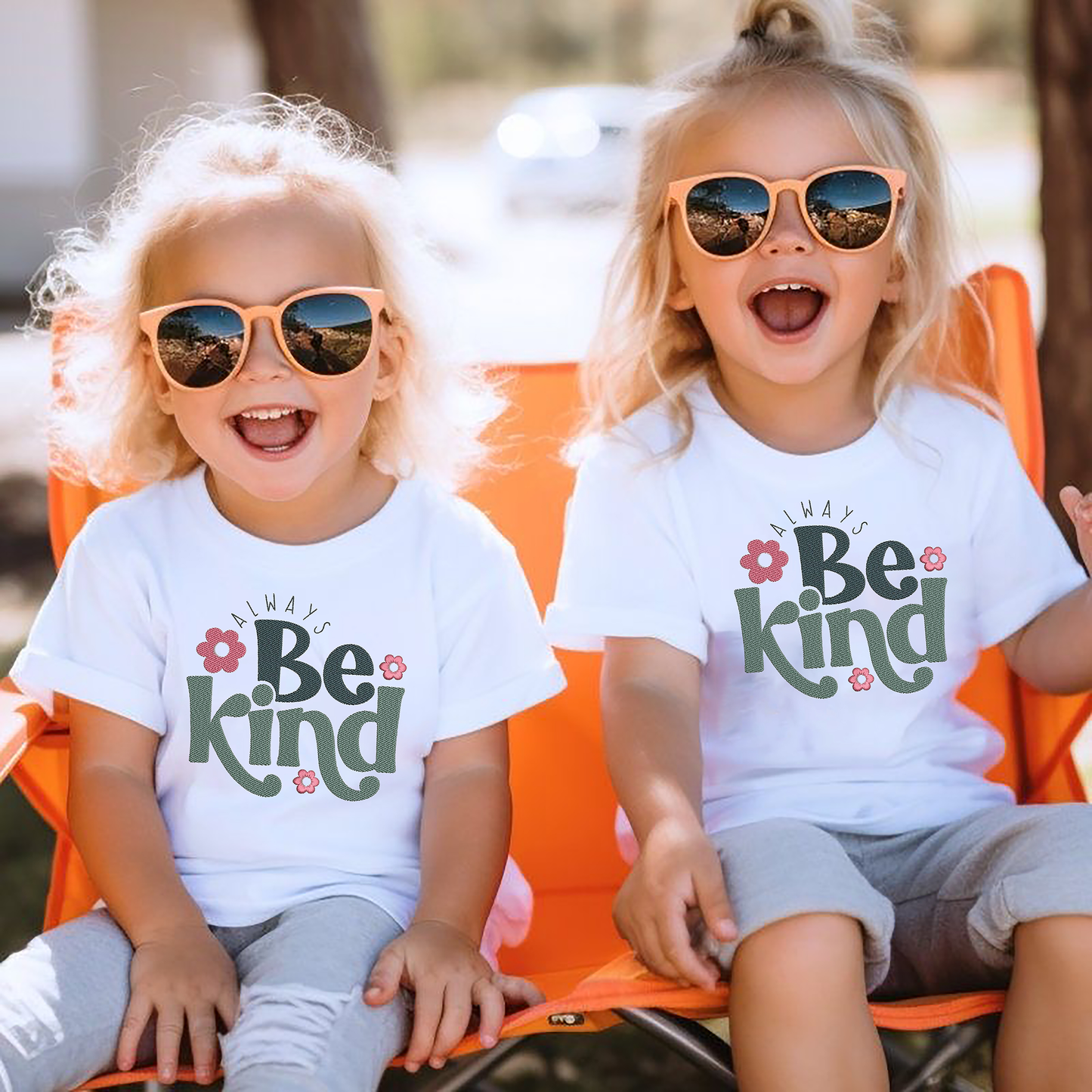 VLAM Be Kind Cute Kids Tshirt (Pack of 2)
