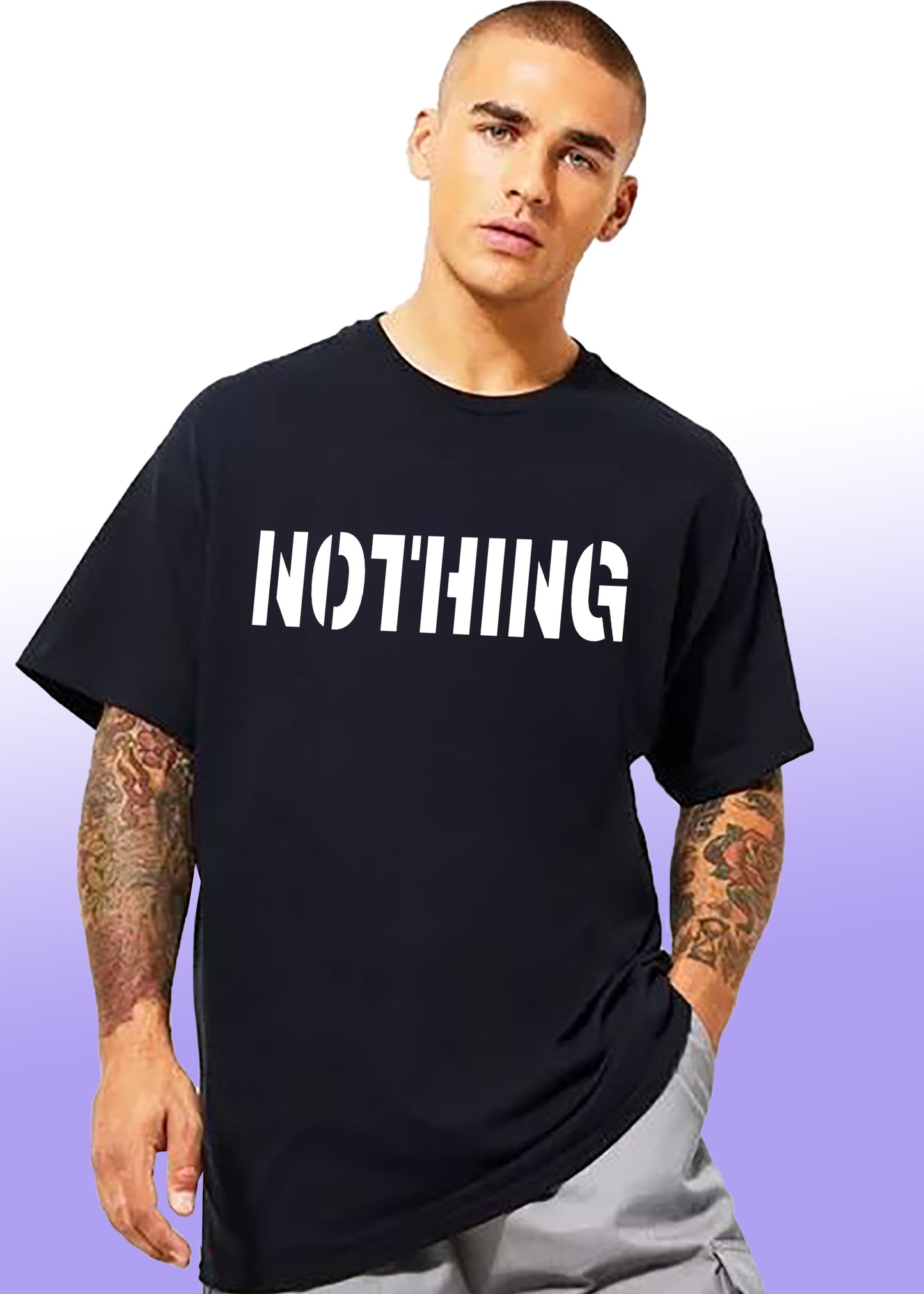VLAM Nothing Print Mens Tshirt