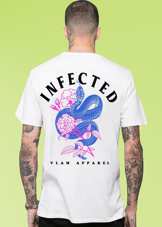 VLAM Infected Back Printed Mens T-shirt