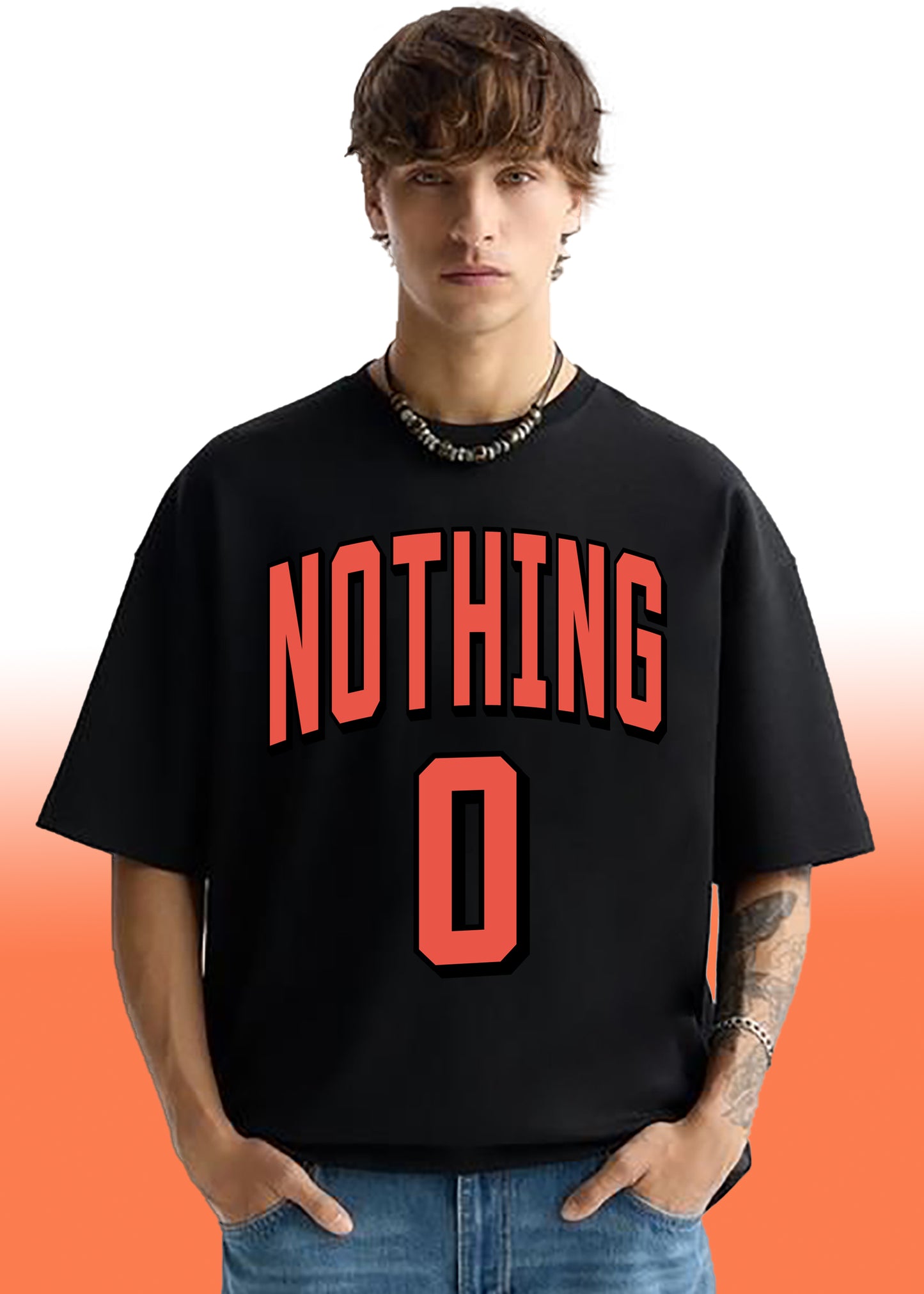 VLAM Nothing Unisex Oversized Tshirt