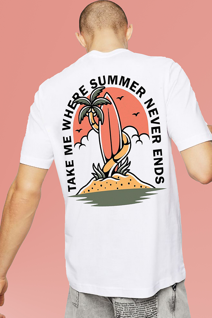 VLAM Summer Surf Back Print Unisex T-shirt
