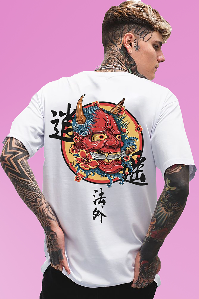 VLAM Beast Dark Art Back Printed Tshirt