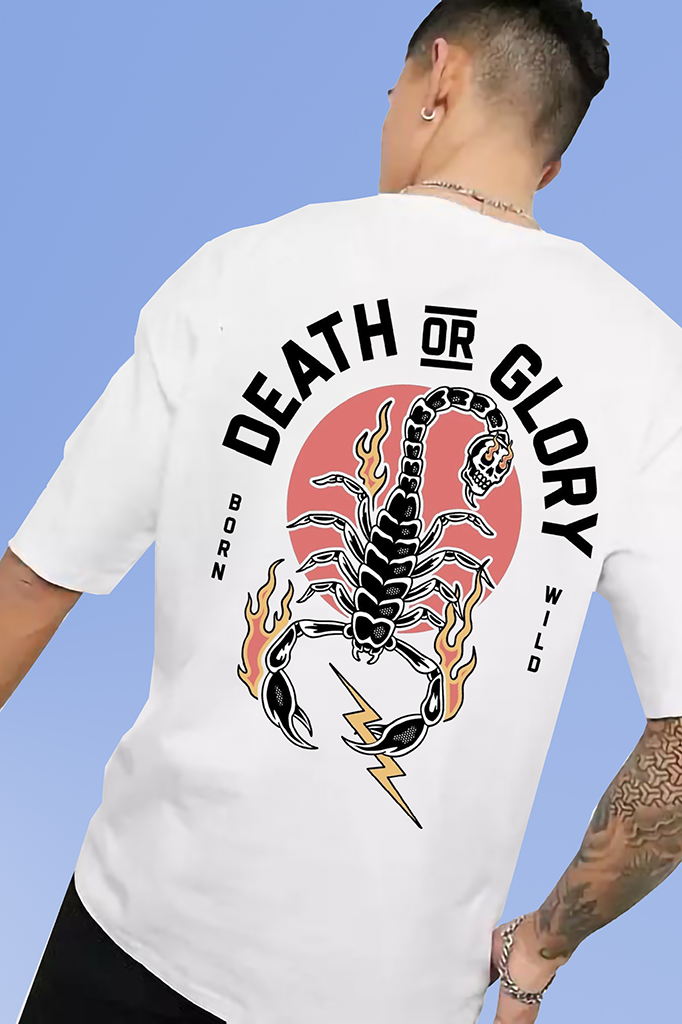 VLAM Death and Glory Back Printed Tshirt