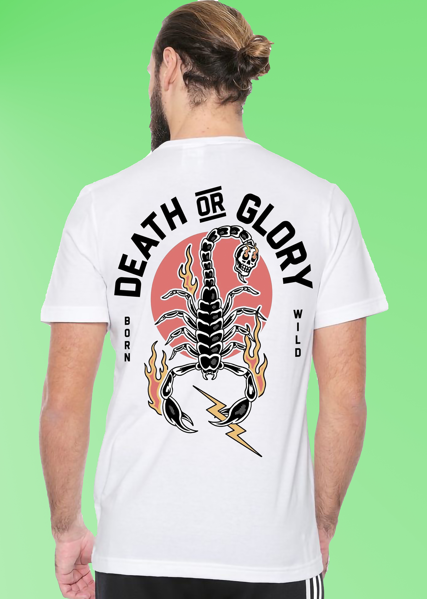 VLAM Death and Glory Back Printed Tshirt