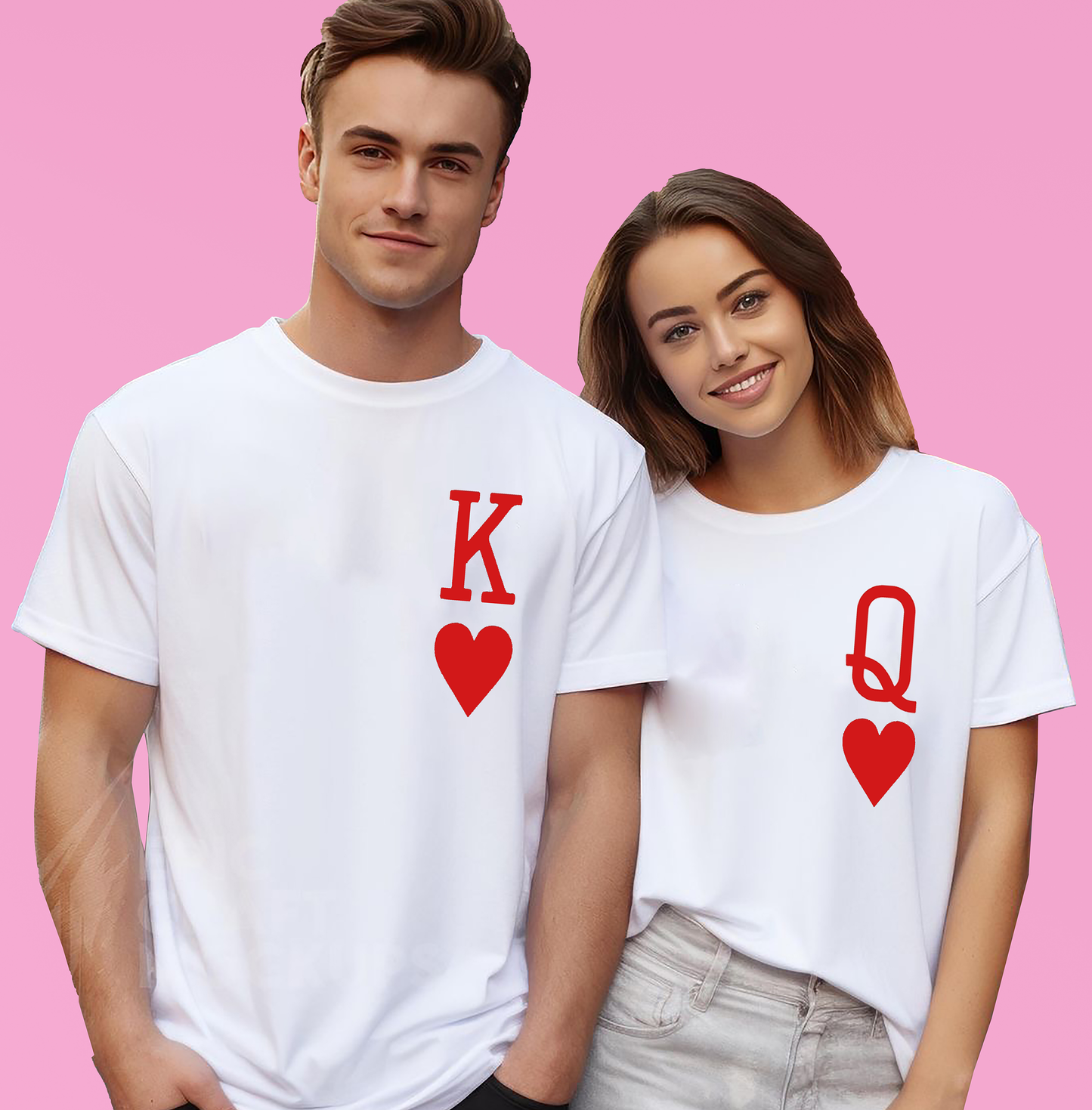 VLAM King and Queen Couple T-shirt (Pack Of 2)