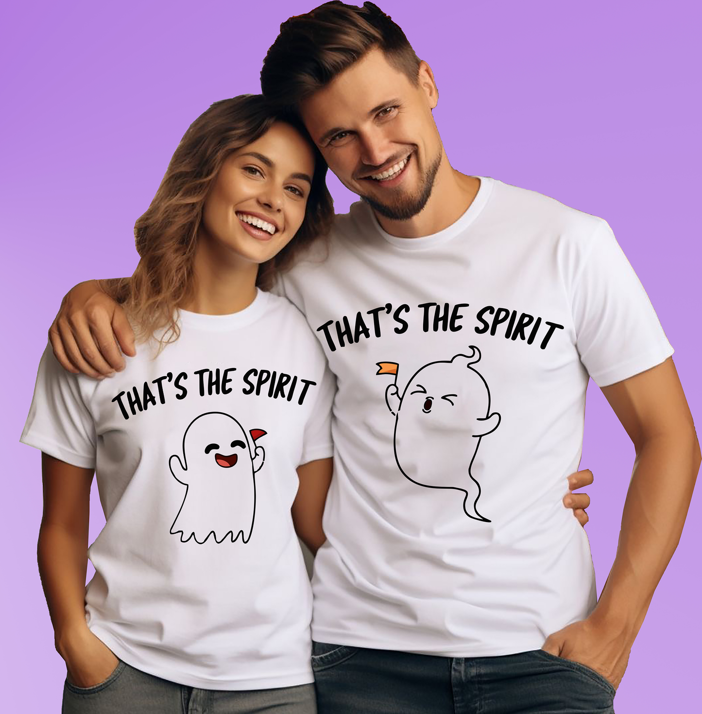 VLAM Thats The Spirit Matching Couple T-shirt (Pack Of 2)