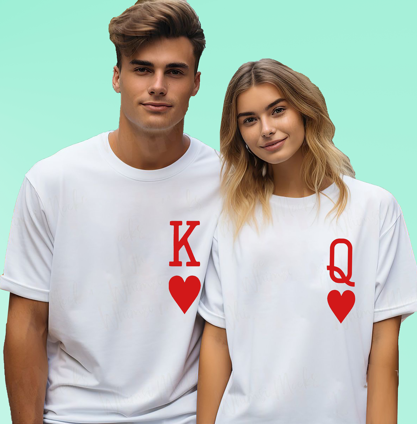 VLAM King and Queen Couple T-shirt (Pack Of 2)