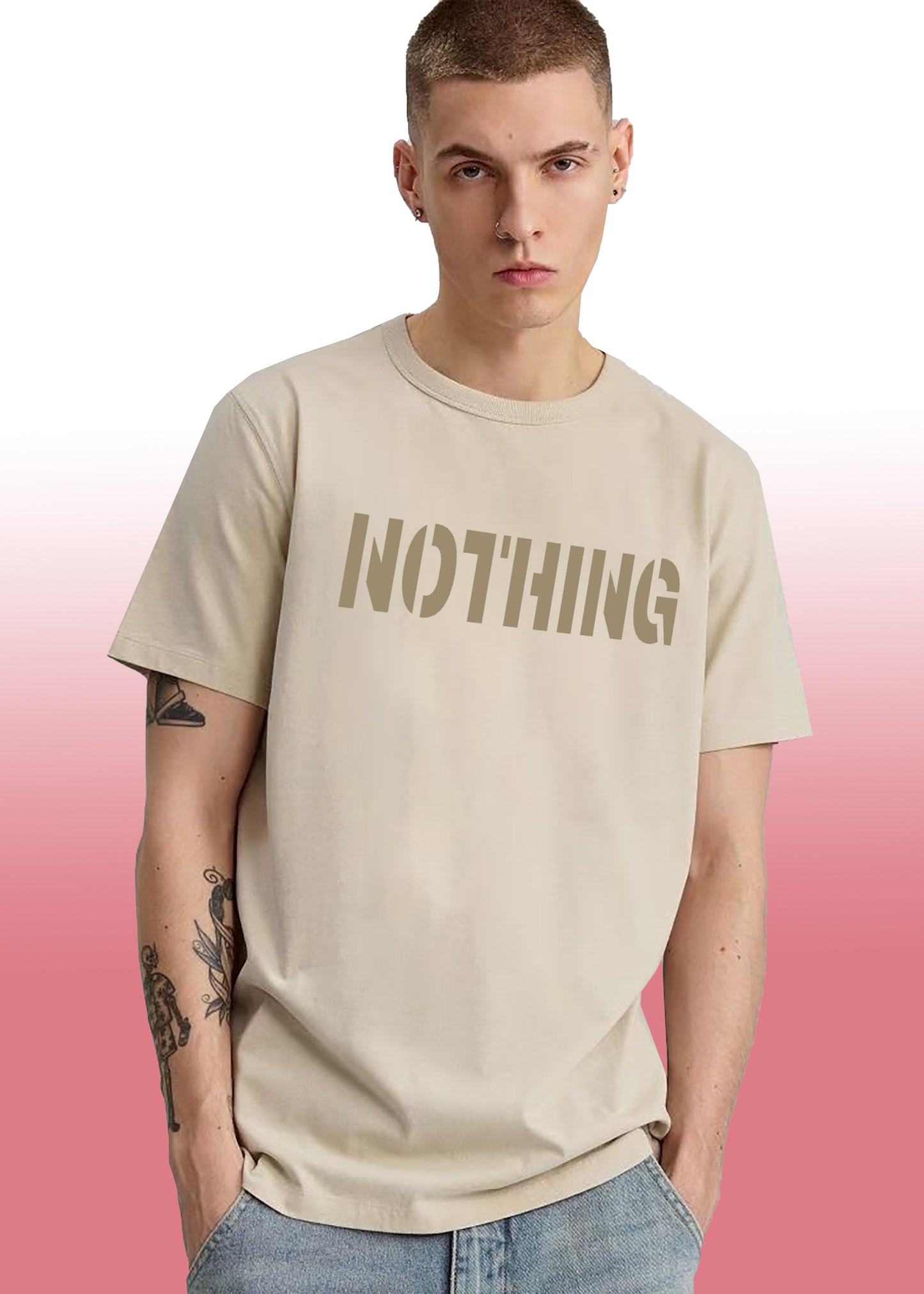 VLAM Nothing Print Mens Tshirt