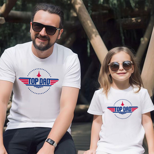 VLAM Top Dad and Daughter Unicorn T-shirt