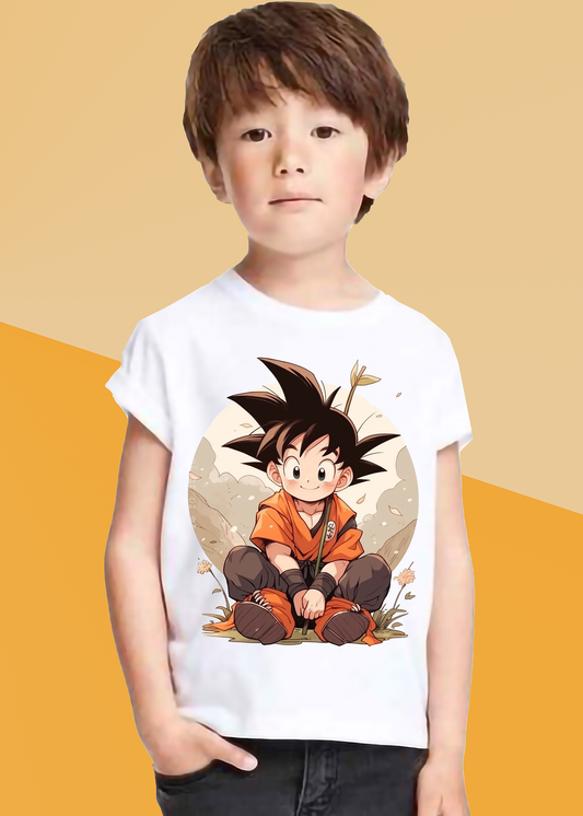 VLAM Goku Cartoon Tshirt For Boys