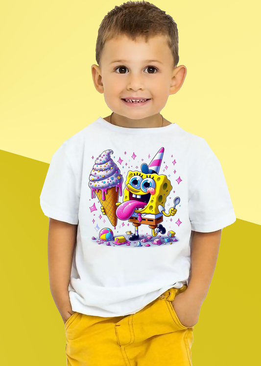 VLAM Sponge Bob Tshirt For Boys
