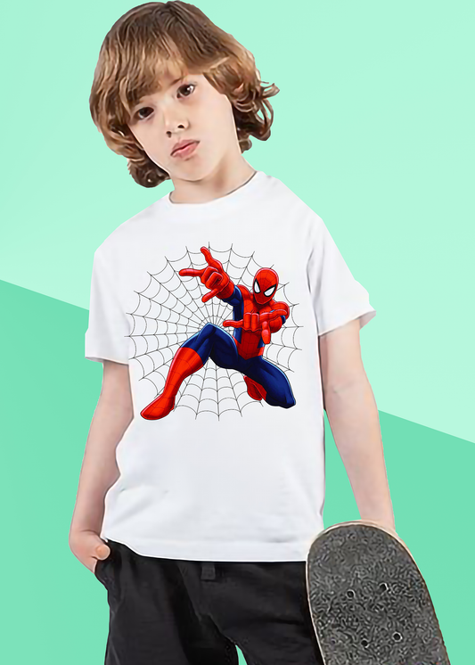 VLAM Spiderman  Graphic Boys Tshirt