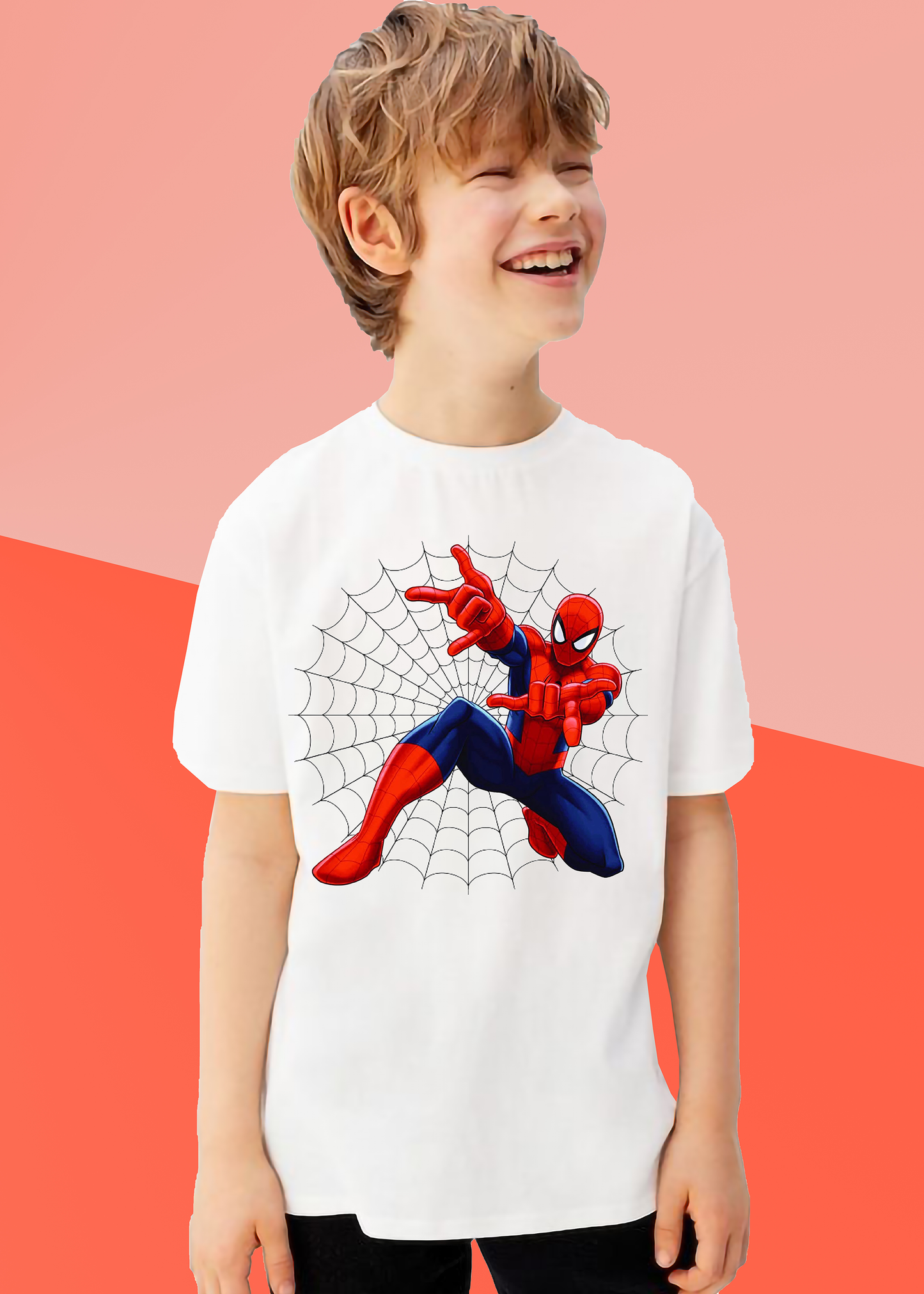 VLAM Spiderman Graphic Boys Tshirt