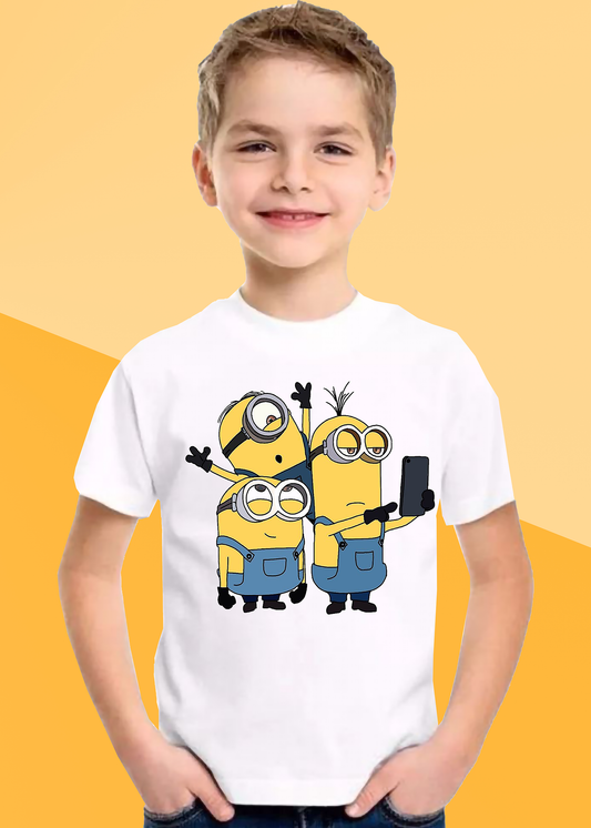 VLAM Minions Cartoon Tshirt For Boys
