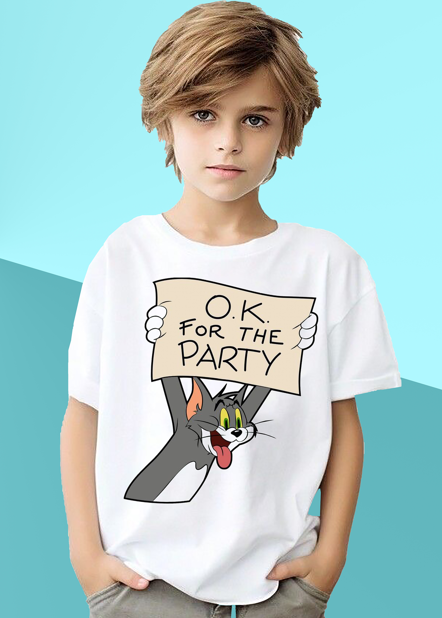 VLAM Party Tom Boys Cartoon Tshirt