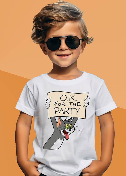 VLAM Party Tom Boys Cartoon Tshirt