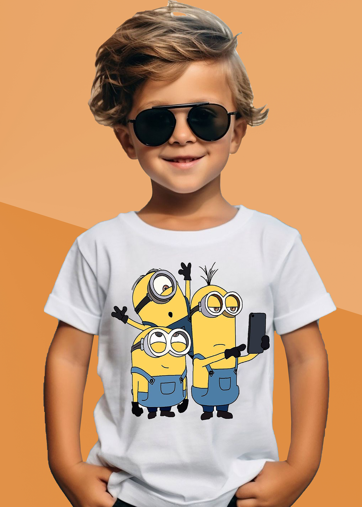 VLAM Minions Cartoon Tshirt For Boys