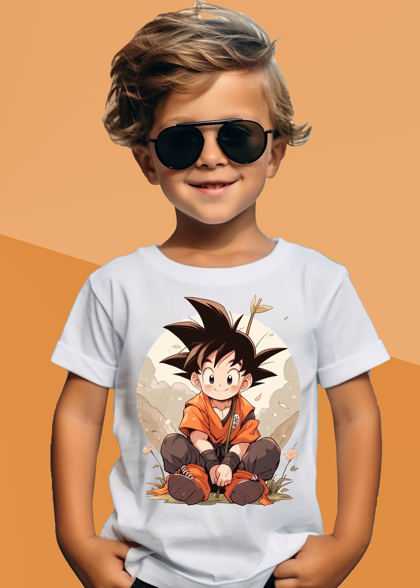 VLAM Goku Cartoon Tshirt For Boys