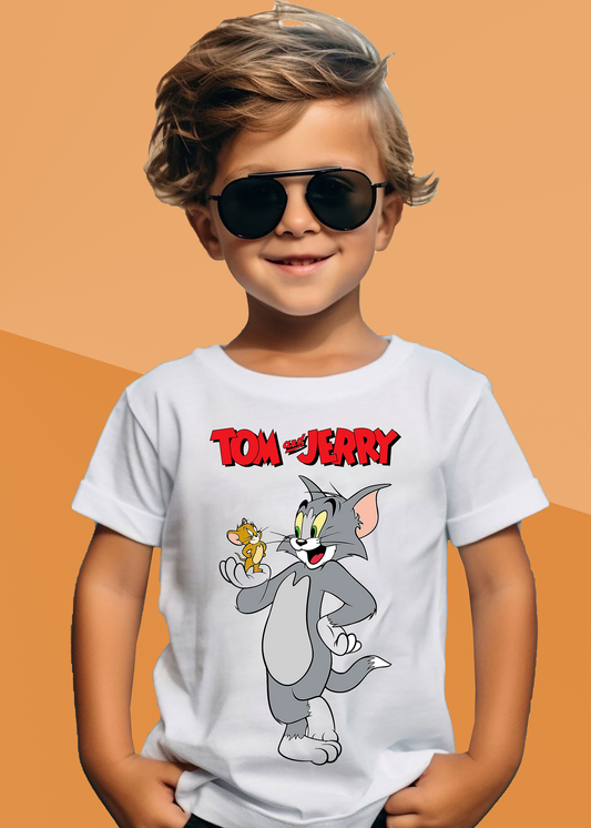 VLAM Tom and Jerry Boys Cartoon Tshirt