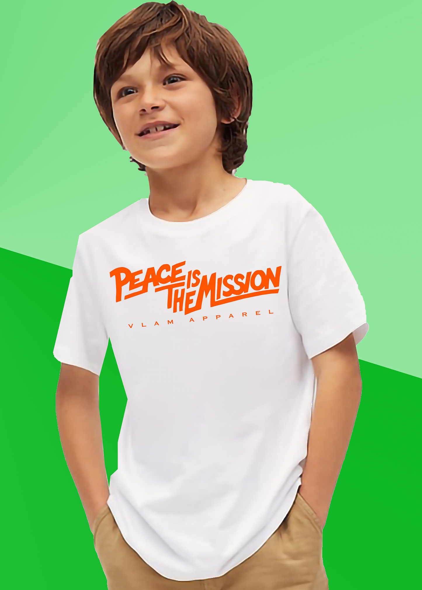 VLAM Peace Is The Mission Boys Tshirt