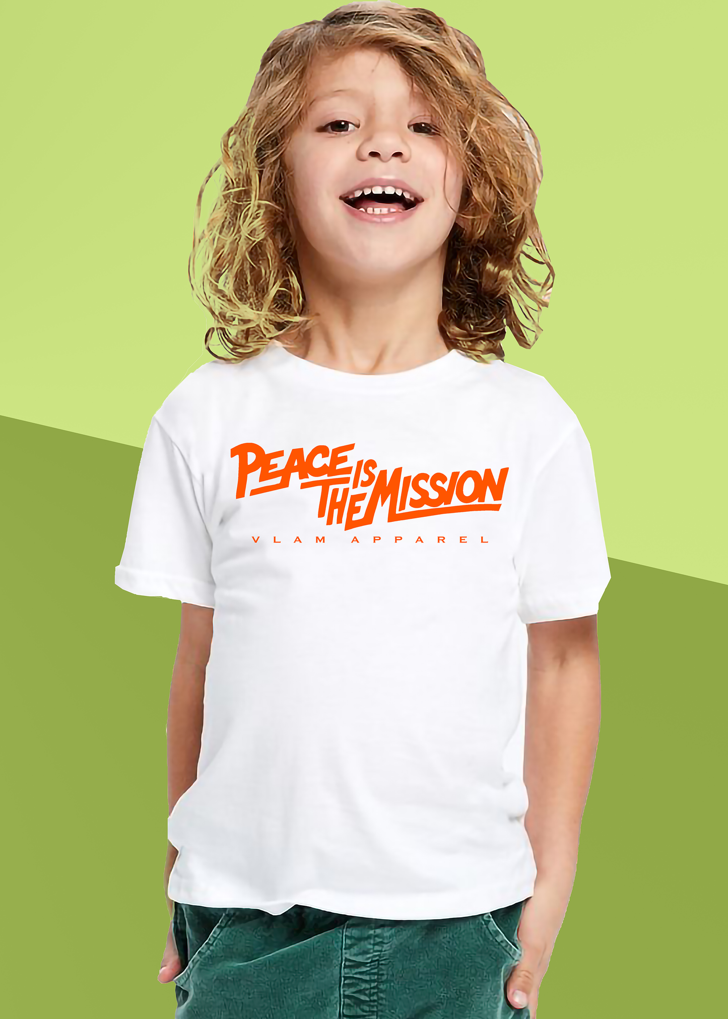 VLAM Peace Is The Mission Boys Tshirt