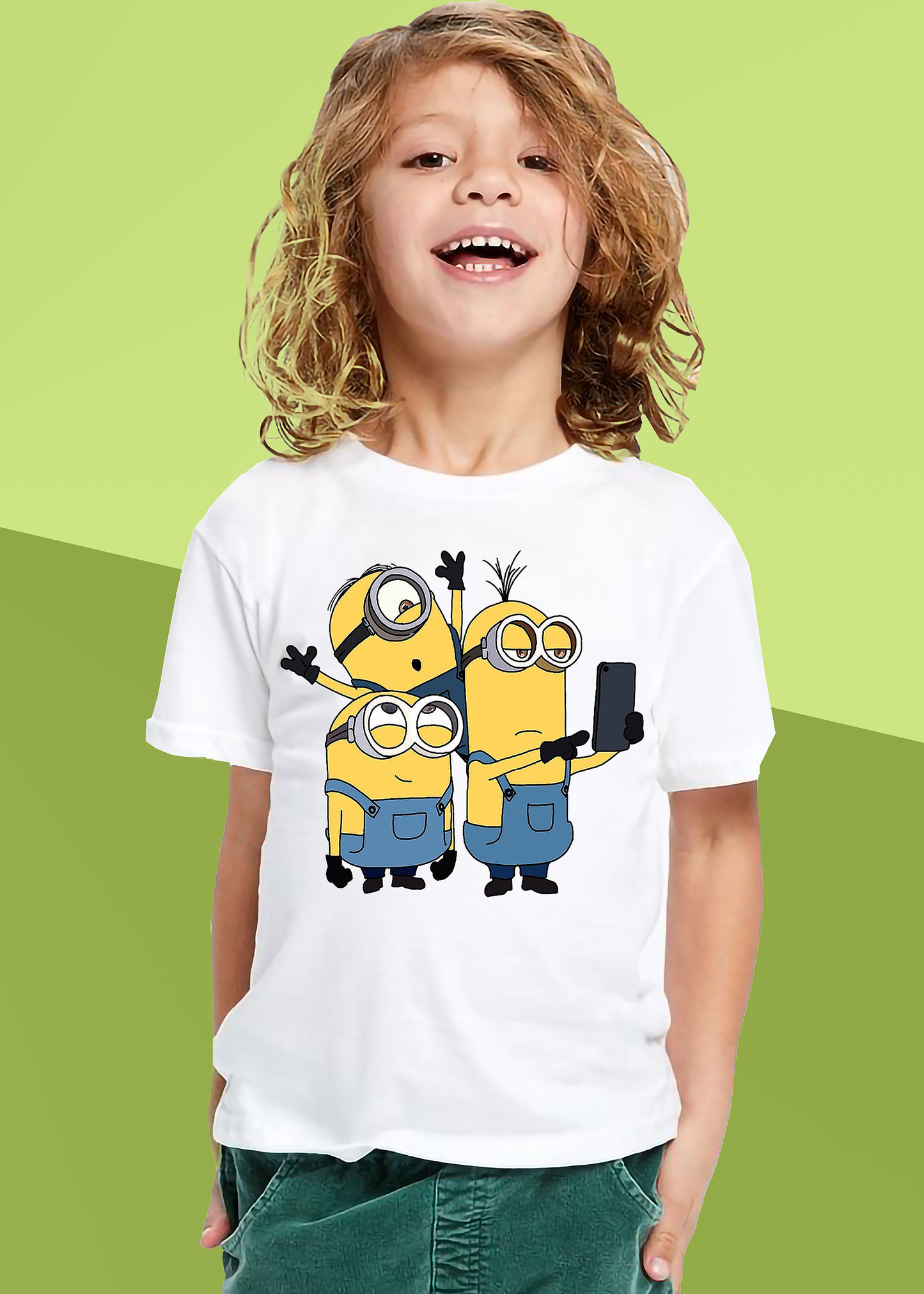 VLAM Minions Cartoon Tshirt For Boys