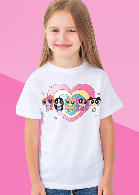 VLAM Powerpuff Girls Cartoon Tshirt