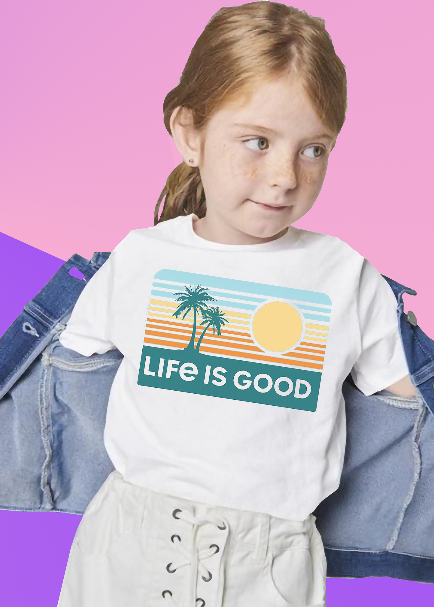 VLAM Life Is Good Girls Tshirt